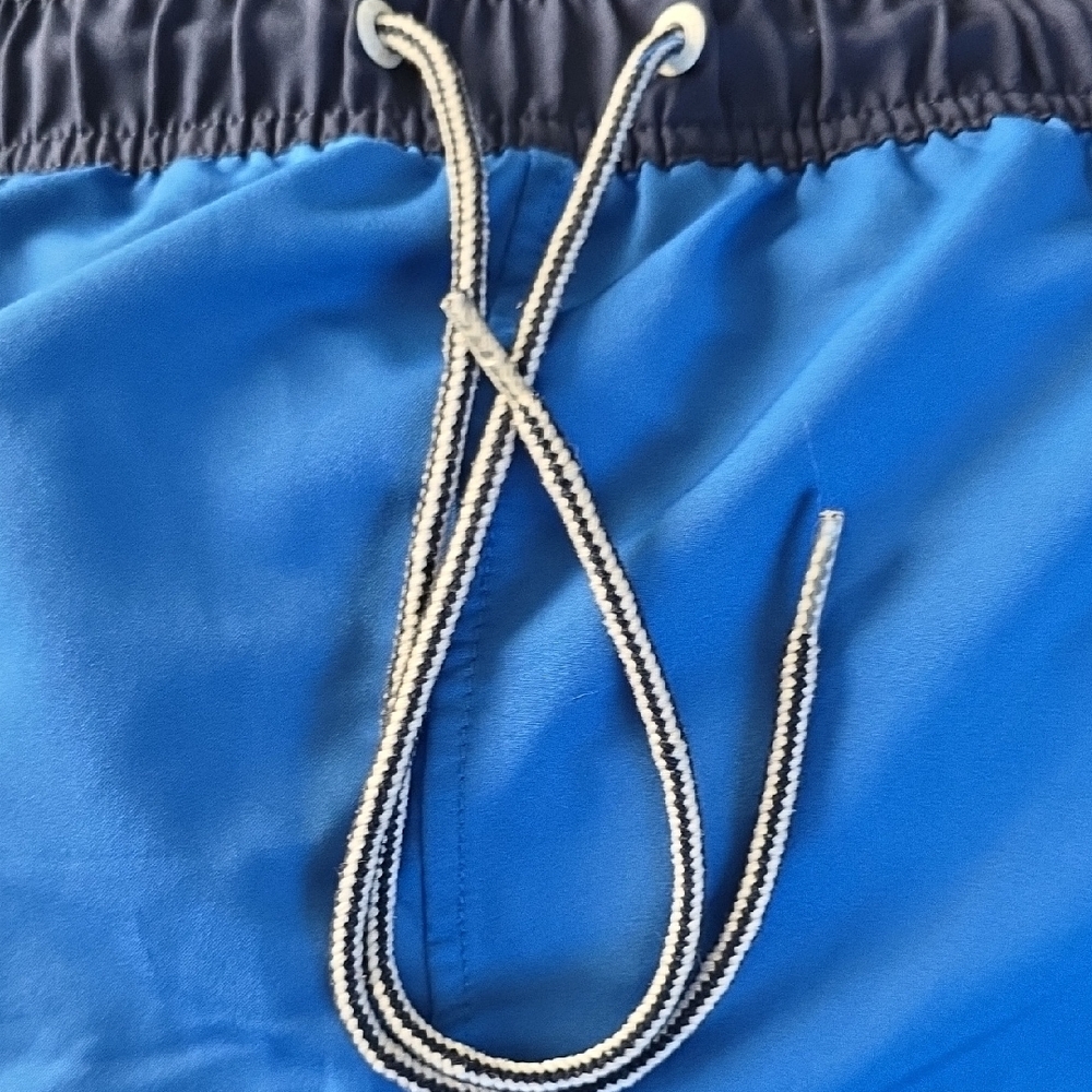🌊 Speedo Men's Navy + Blue Swim Trunks - Picture 4 of 9